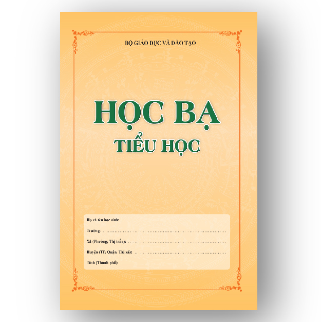 HỌC BẠ TIỂU HỌC THEO THÔNG TƯ 27